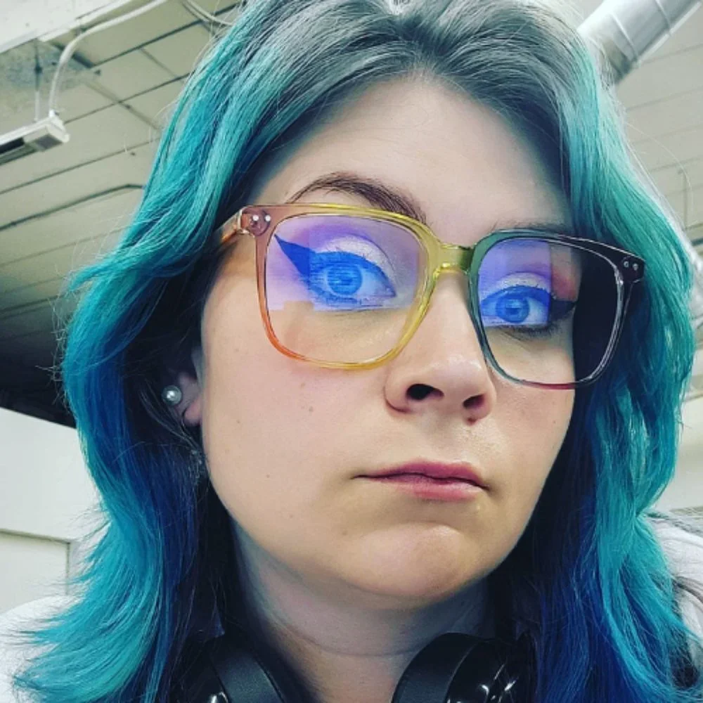 Women Men Rainbow Blue Light Blocking Glasses